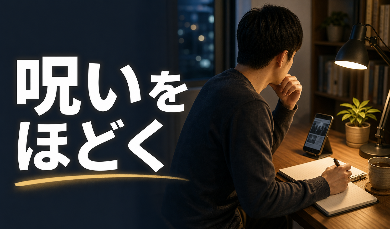 日本は終わってるという言葉から距離を取りノートで考える人物